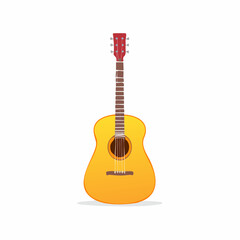 Obraz premium Acoustic Guitar Illustration