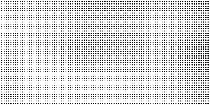 Dense halftone dot pattern on white canvas with halftone background geometric monochrome repetition illustration backdrop
