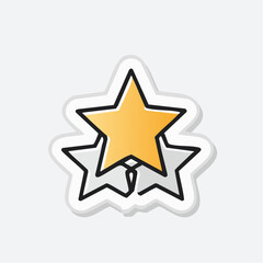 Obraz premium Three Stars Rating Icon