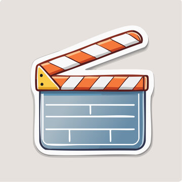 Cartoon Clapperboard Icon