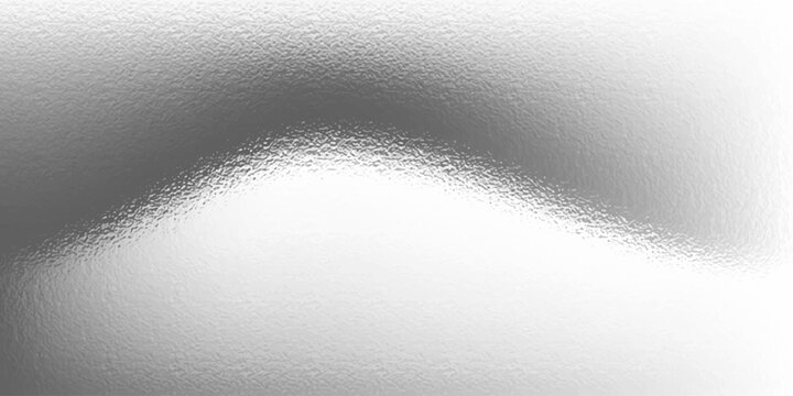 Silver gradient background. Foil paper, glitter effect. Chrome metal grey pattern. Gradation noise texture. Vector abstract illustration for web, card, bg, certificate design