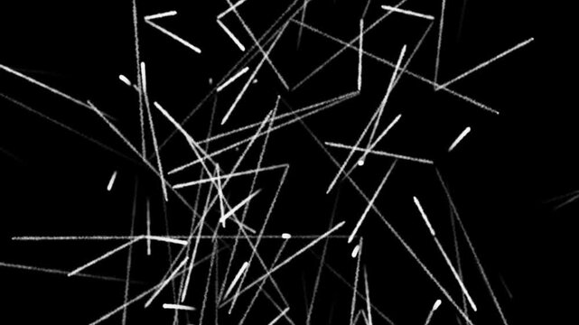 line abstract motion video