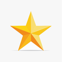 Obraz premium Golden Star Icon
