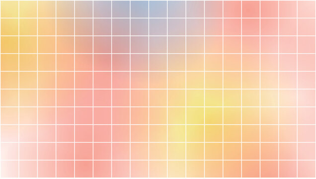 Soft Pastel Gradient Background With Geometric Grid Overlay
