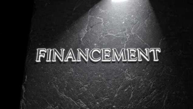 Financement, business finance concept, financial planning, money management