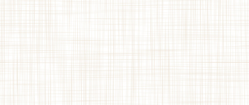 Light beige fabric seamless texture. Crosshatch linen canvas repeating background. Weave sackcloth material wallpaper. Rough rustic woven burlap surface textile. Vector organic hessian cotton backdrop