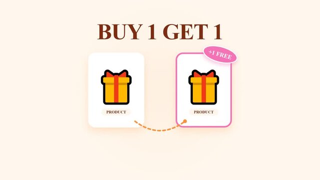 Buy One Get One Free Promotional Banner with Shop The Bundle Button