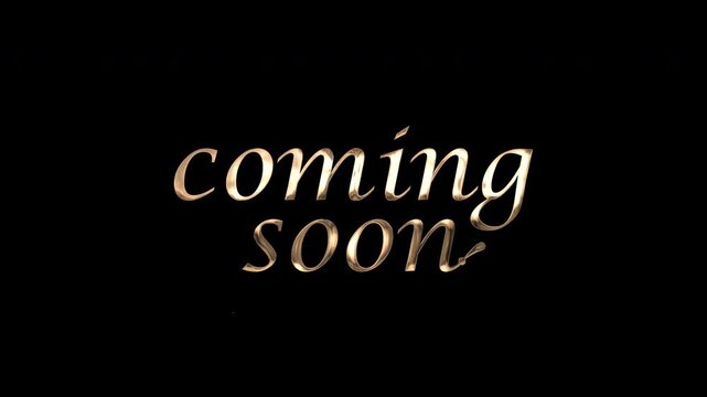 Elegant golden text 'comino' on a dark background