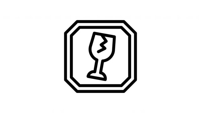 fragile minimalist stroke animation