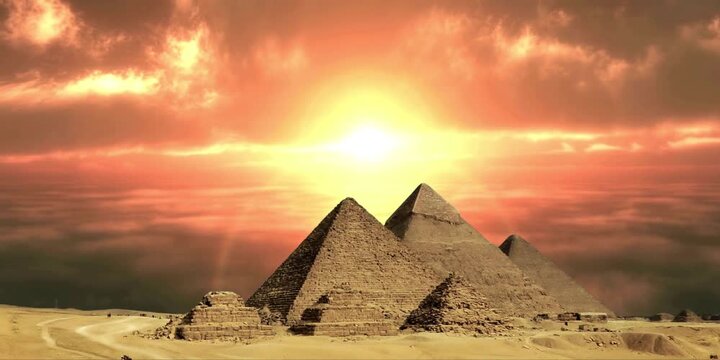 pyramid of the pyramids in cairo, egypt