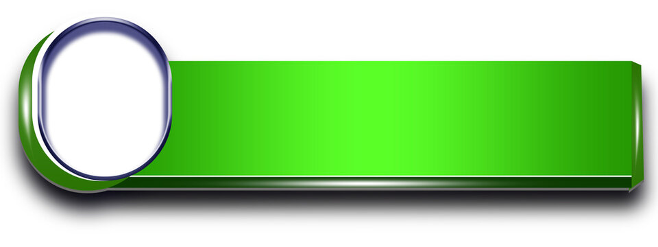 Modern Green Lower Third Banner with Clean Minimal Broadcast Style