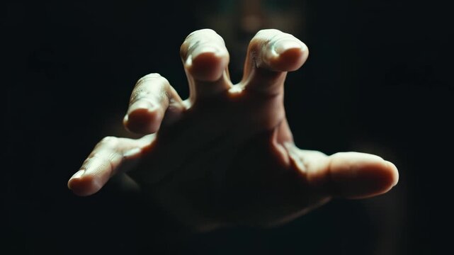 Closeup of a hand reaching out emphasizing modern aesthetics and minimalist design