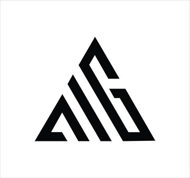 aic ai ac ca ia a letter logo design. Minimal monogram emblem, classic style  Alphabet vector logo design. Premium Business logo, White background