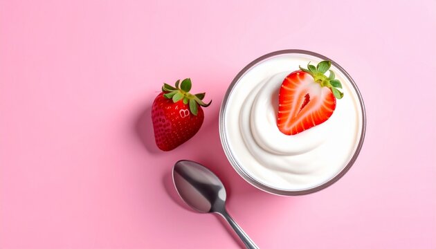 朝食のヨーグルトのイメージ画像