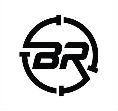 br real estate home rb r b letter logo design. Minimal monogram emblem, classic style  Alphabet vector logo design. Premium Business logo, White background