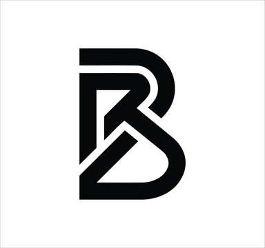 br real estate home rb r b letter logo design. Minimal monogram emblem, classic style  Alphabet vector logo design. Premium Business logo, White background
