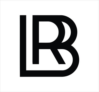 br real estate home rb r b letter logo design. Minimal monogram emblem, classic style  Alphabet vector logo design. Premium Business logo, White background