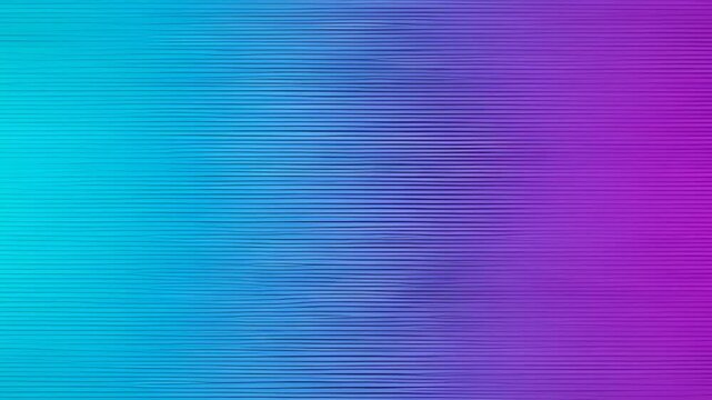 Abstract gradient background with blue cyan purple stripe pattern and fine horizontal line texture, smooth modern design with color band and magenta accents