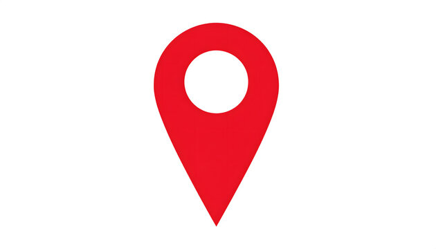 A 3d set of red map pointer icons and navigation pin symbols featuring a glossy vector design for web location markers and gps travel direction signs