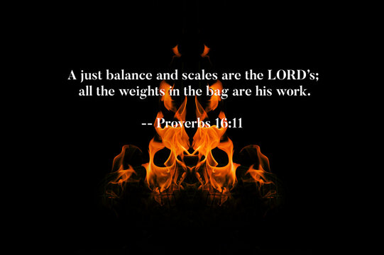 Proverbs 16 11