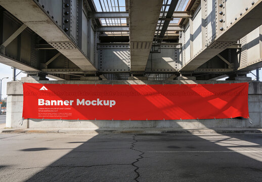 Banner Mockup PSD for Event Promotion and Business Advertising