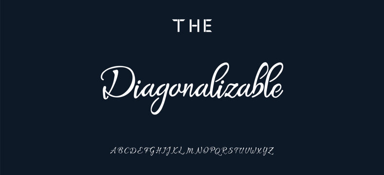 Hand drawn vector alphabet. Modern monoline signature script font. Elegant Signature Font. Best Alphabet Beautiful Calligraphy Signature Font