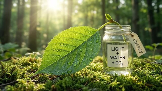 Photosynthesis, vital natural process converting light energy, carbon dioxide, water into essential oxygen, glucose for plant growth, powers life, sustaining ecological balance.