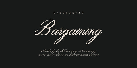 signature Font Calligraphy Logotype Script Brush Font Type Font lettering handwritten © Nimra