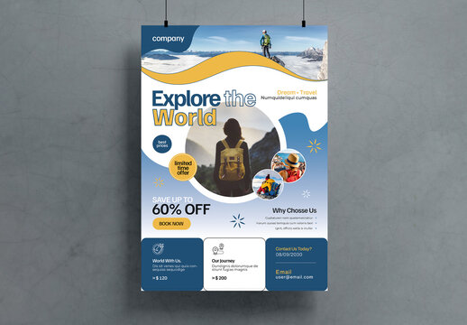 Explore The World Flyer Template