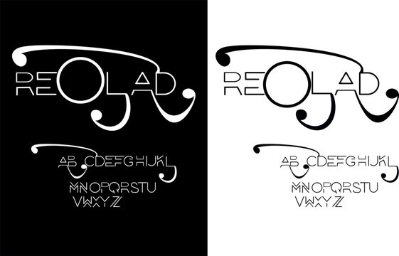 This font can be used for modern graphic design