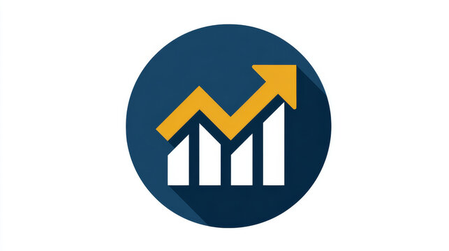 Increase decrease graphic element vector icon i.e. arrow, graph, chart and diagram. Data statistic both up down. For business report of housing, price, interest rate. Also money, finance, stock price.