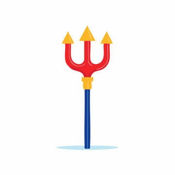 Red Devil Trident Toy