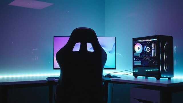 Modern gaming setup