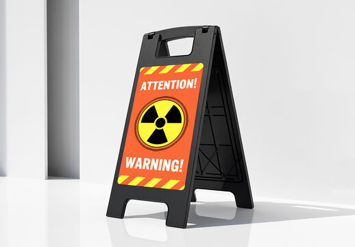 Professional Sidewalk Sign Mockup