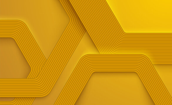 Abstract golden background with elegant wave patterns and bright metallic texture design