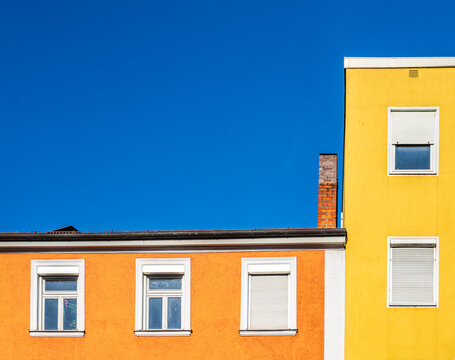 part of a typical apartment house in austria