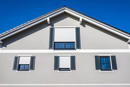 part of a typical apartment house in austria