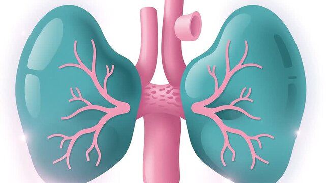 Thyroid Awareness Medical Clipart &ndash; Isolated Organ Illustration on White Background
