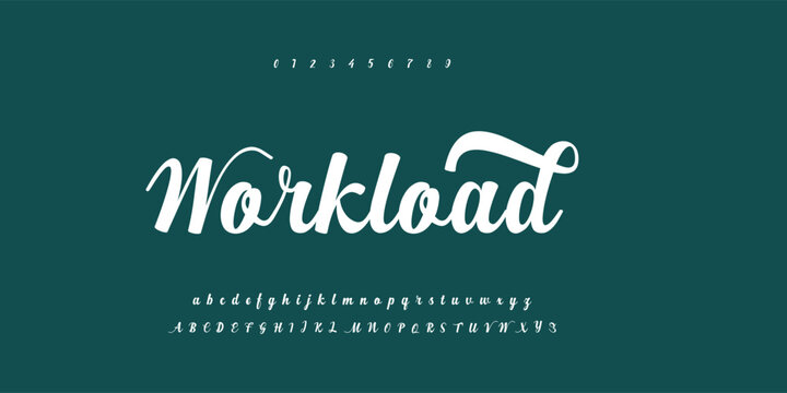 Hand drawn vector alphabet. Modern monoline signature script font. Elegant Signature Font. Best Alphabet Beautiful Calligraphy Signature Font