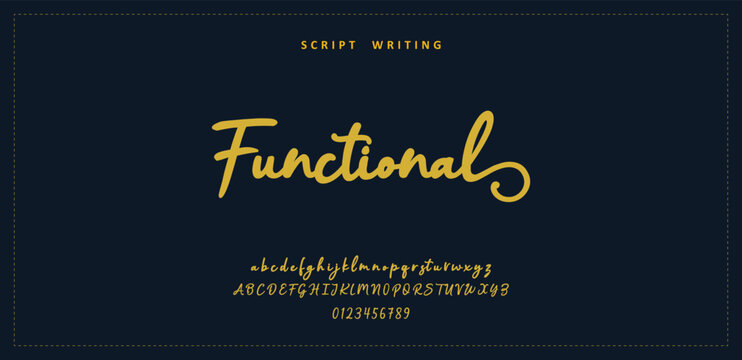 Hand drawn vector alphabet. Modern monoline signature script font. Elegant Signature Font. Best Alphabet Beautiful Calligraphy Signature Font