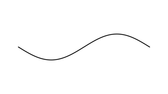 a simple black wavy line.