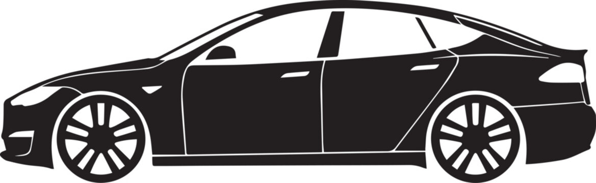 Endurance Prototype Race Car Silhouettes Professional Vector