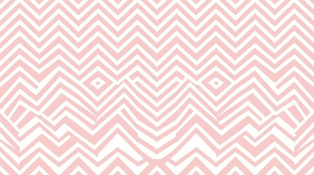 Pink Chevron Delight: An eye-catching pattern composed of delicate pink and white zigzags, creating a dynamic visual flow.