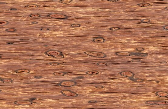 Rustic weathered dark brown wood texture background with natural knots and rough aged surface.