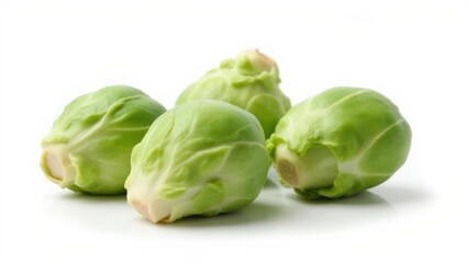 Obraz premium These are fresh, green Brussels sprouts. They appear to be of high quality and could be used in a variety of healthy recipes.