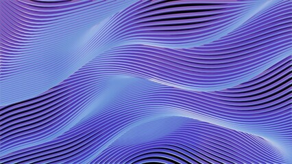 Naklejka premium Abstract Purple Wave Pattern Wave Pattern Purple Blue Texture Design Flowing Lines. Concept featuring wave pattern, purple, blue, texture, design for professional commercial design.