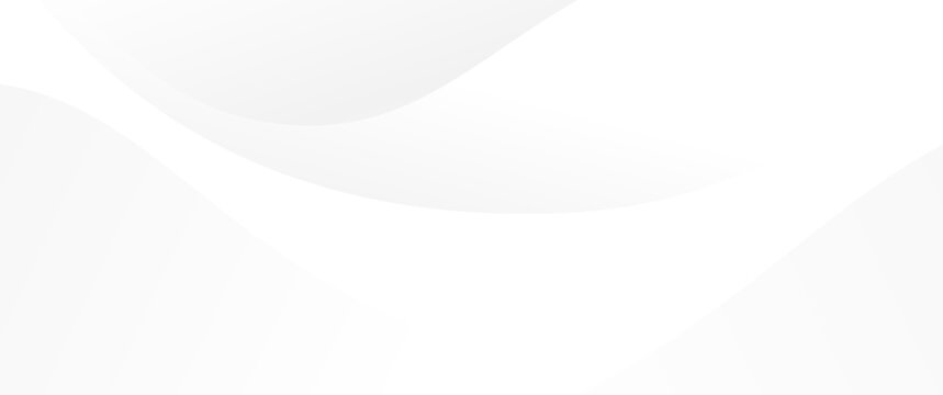 Soft White Abstract Background with Gentle Gray Wave Curves, Ultra Clean Minimal Elegant Design