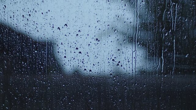 rain drops on window
