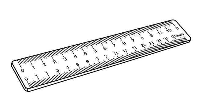 Plastic 30cm Ruler Measuring Tool for Office and School