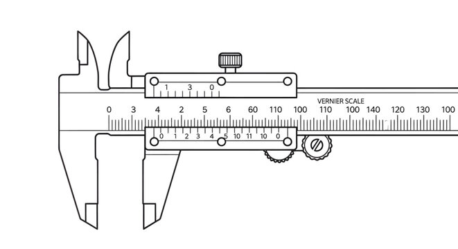 Precision Vernier Caliper for Industrial Measurement and Engineering